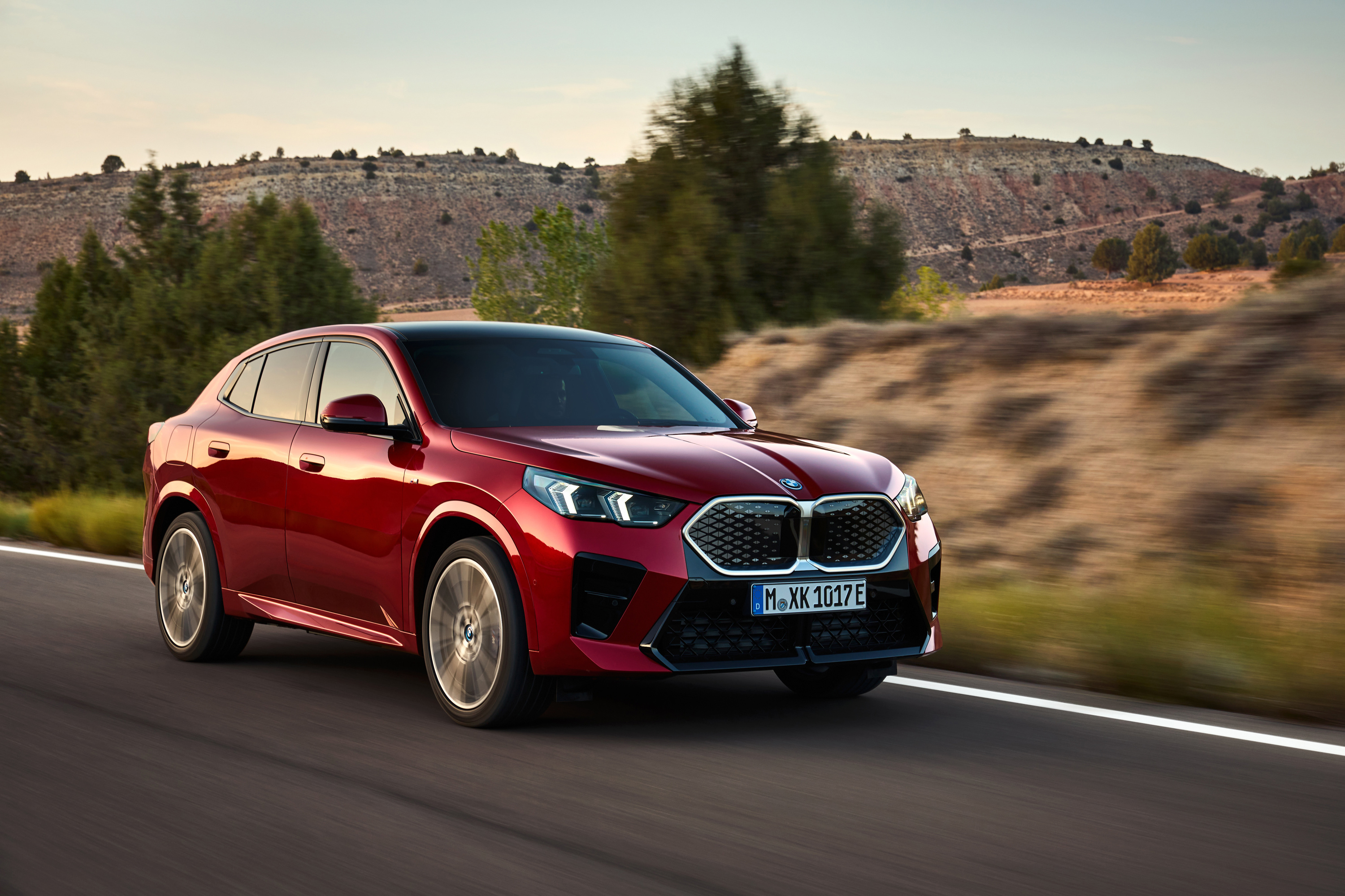 BMW iX2 eDrive20 electric vehicle exterior