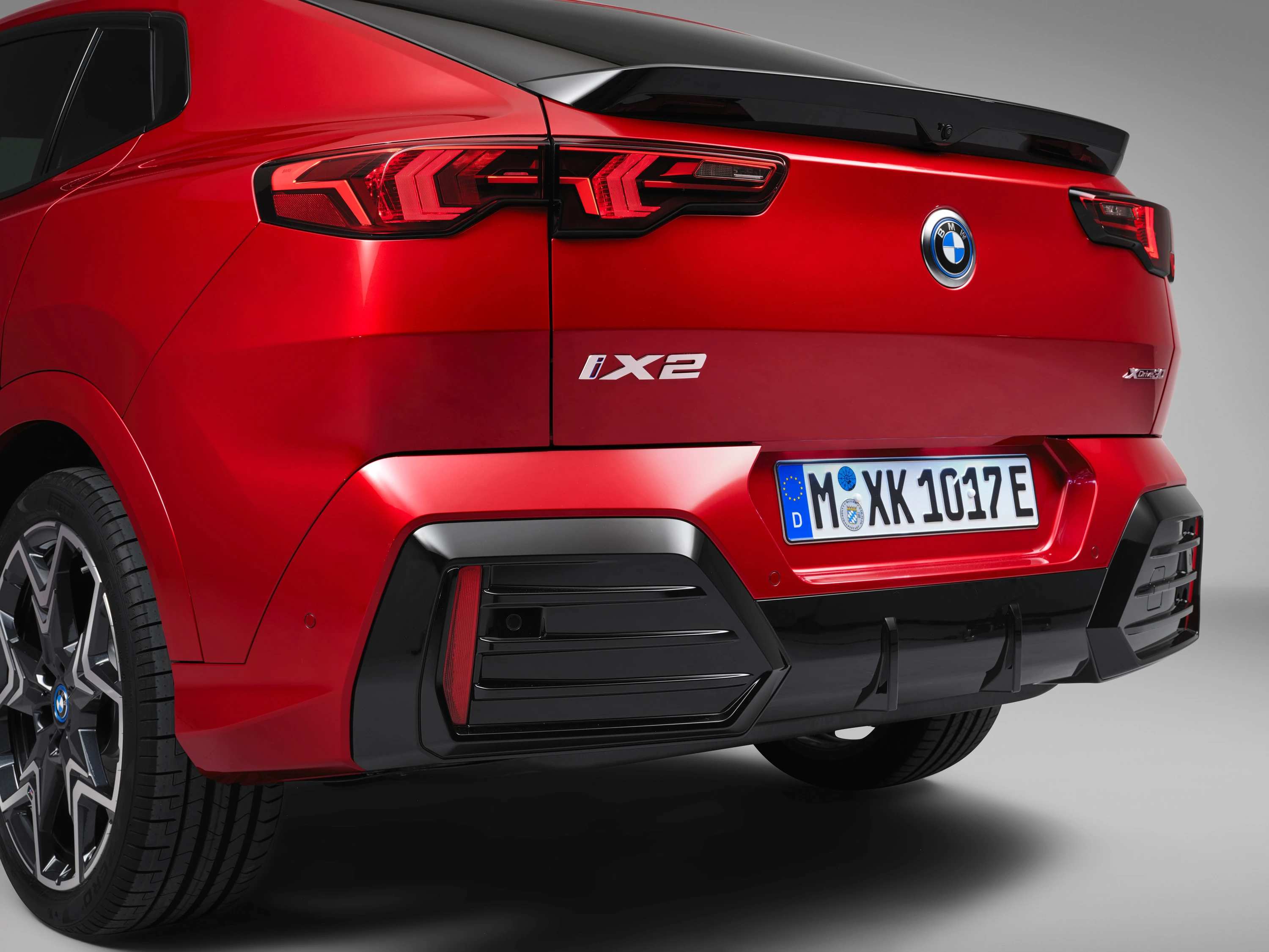 BMW iX2 xDrive30 rearlights view
