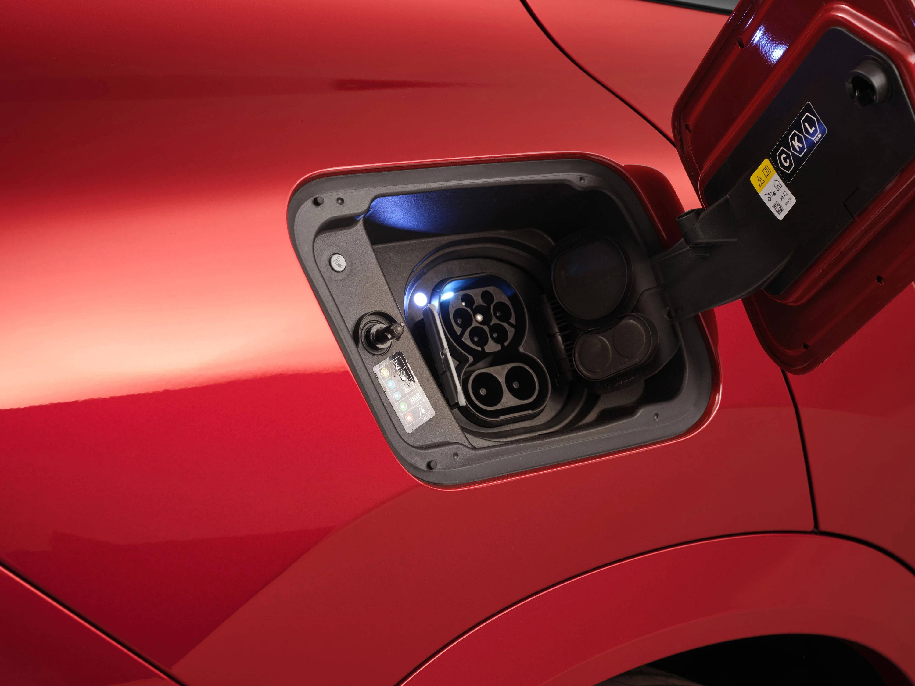 BMW iX2 xDrive30 chargeport view