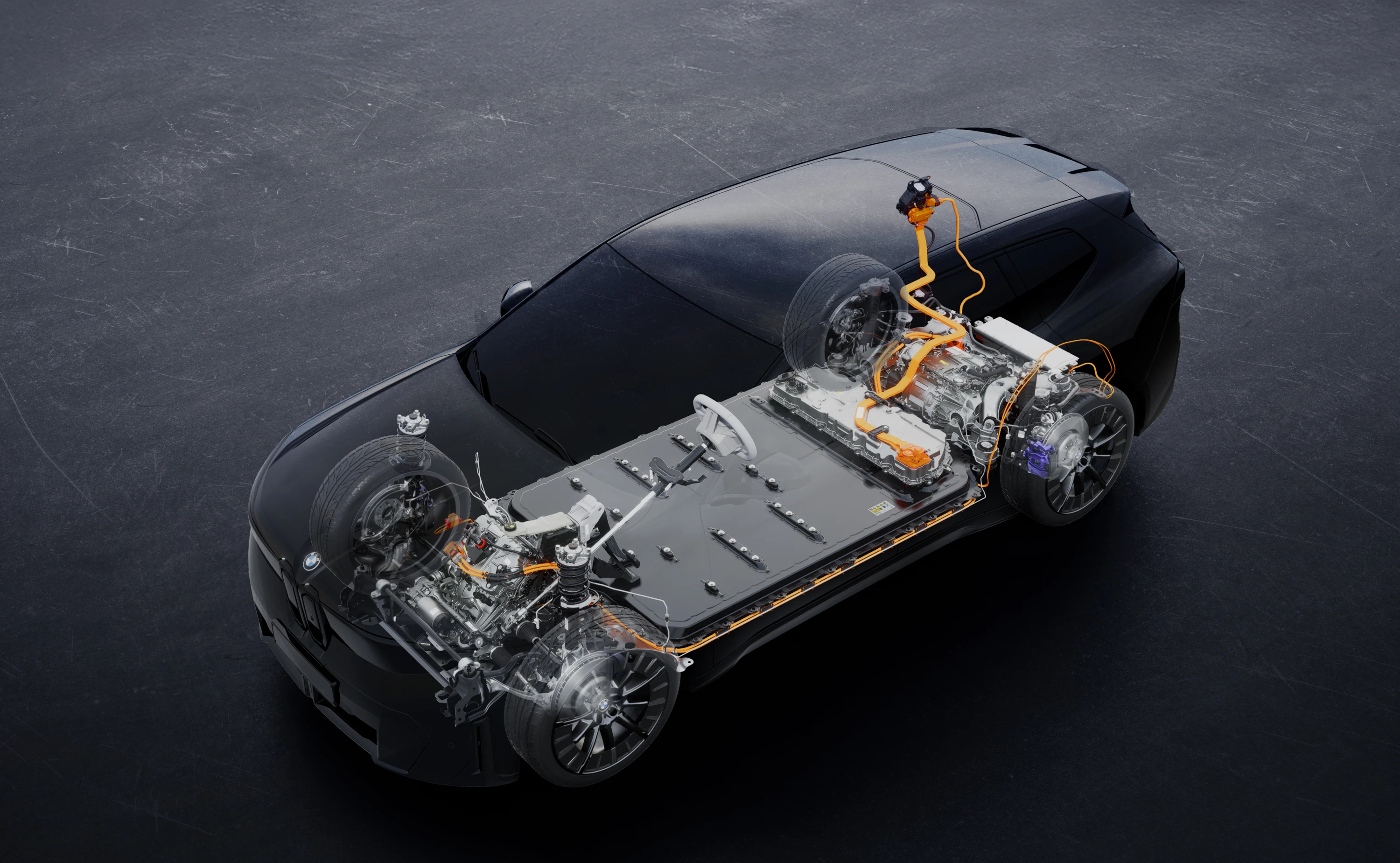 BMW iX3 50 xDrive technology view
