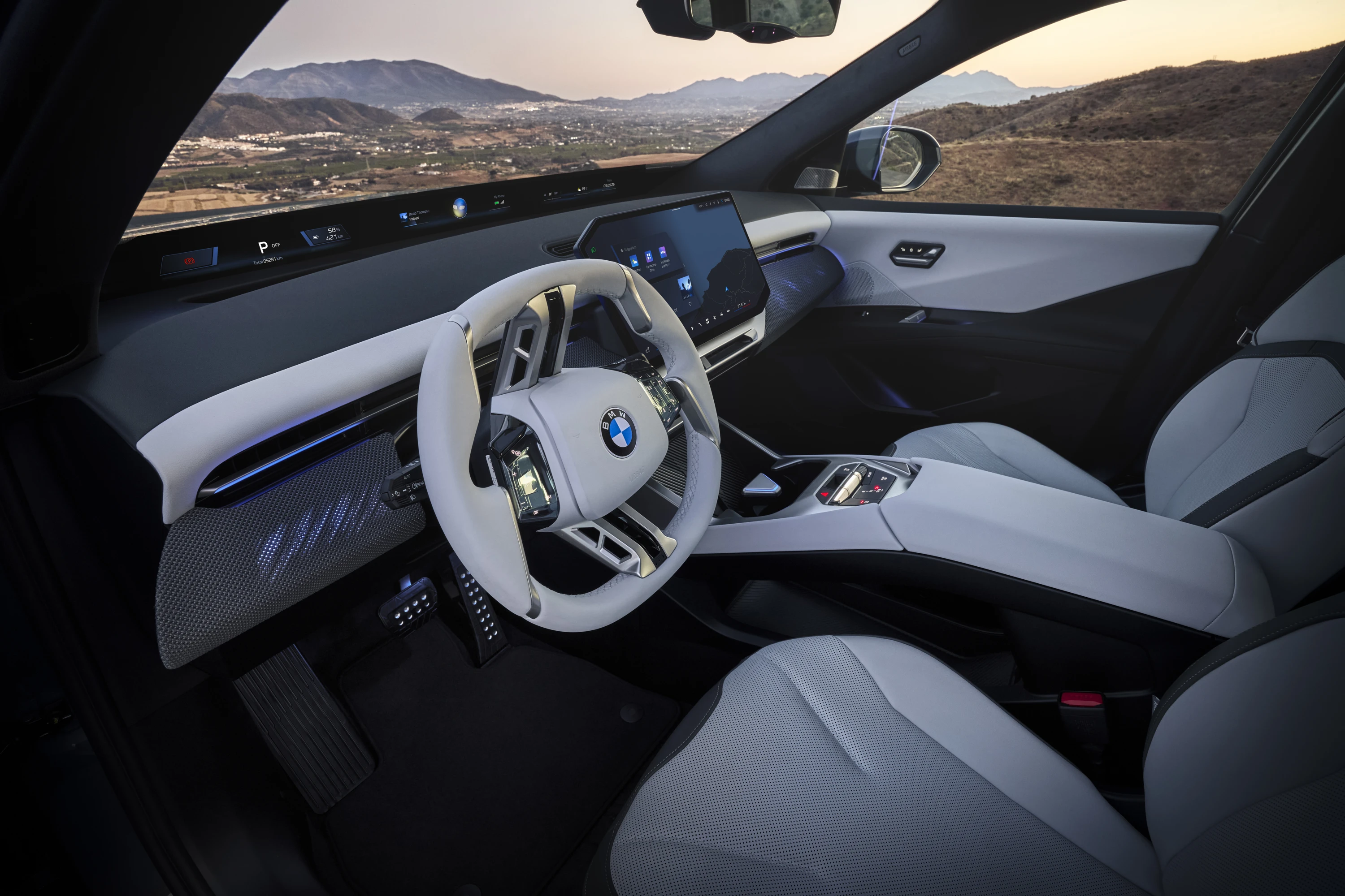 BMW iX3 50 xDrive interior view