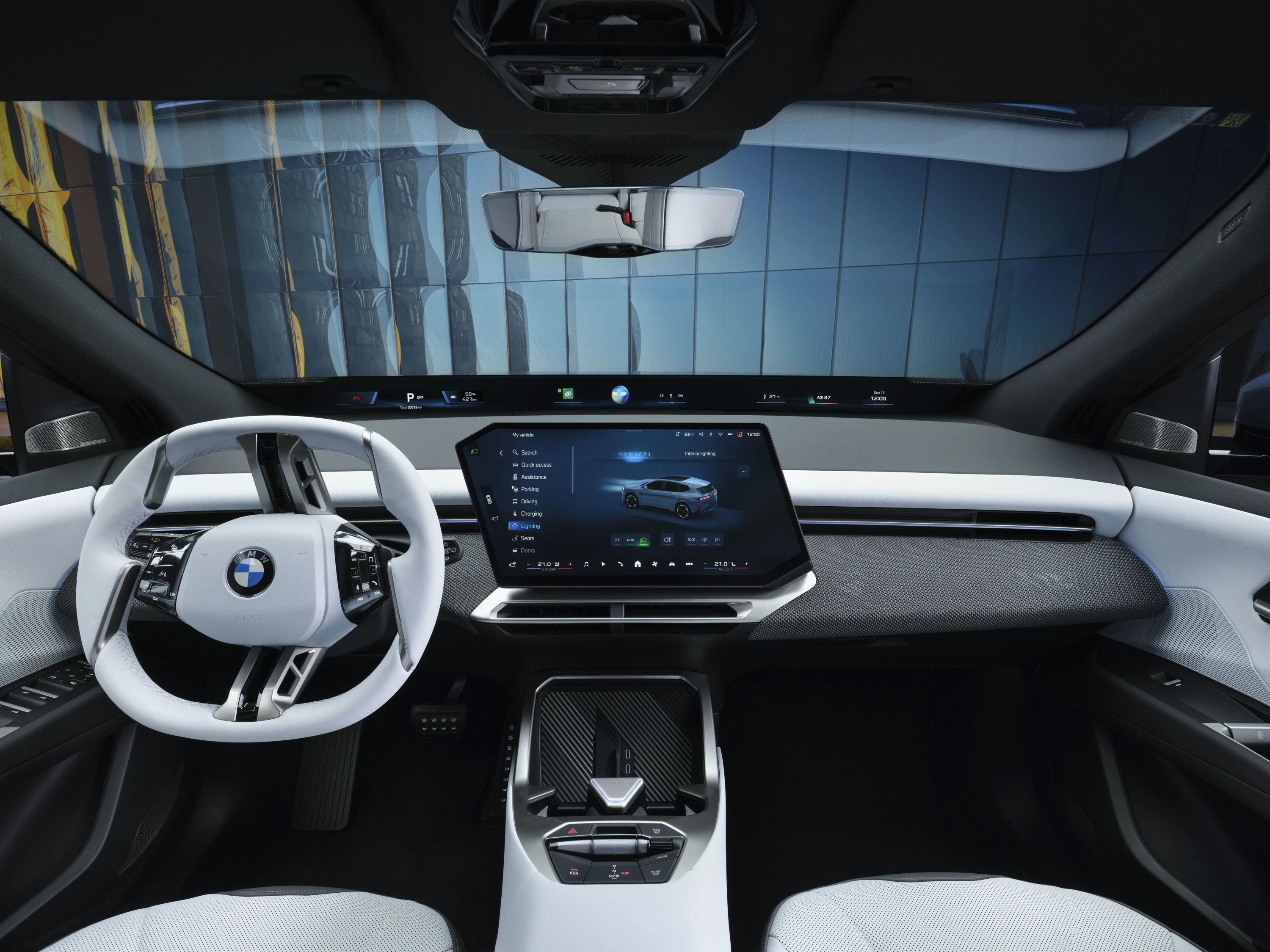 BMW iX3 50 xDrive interior view