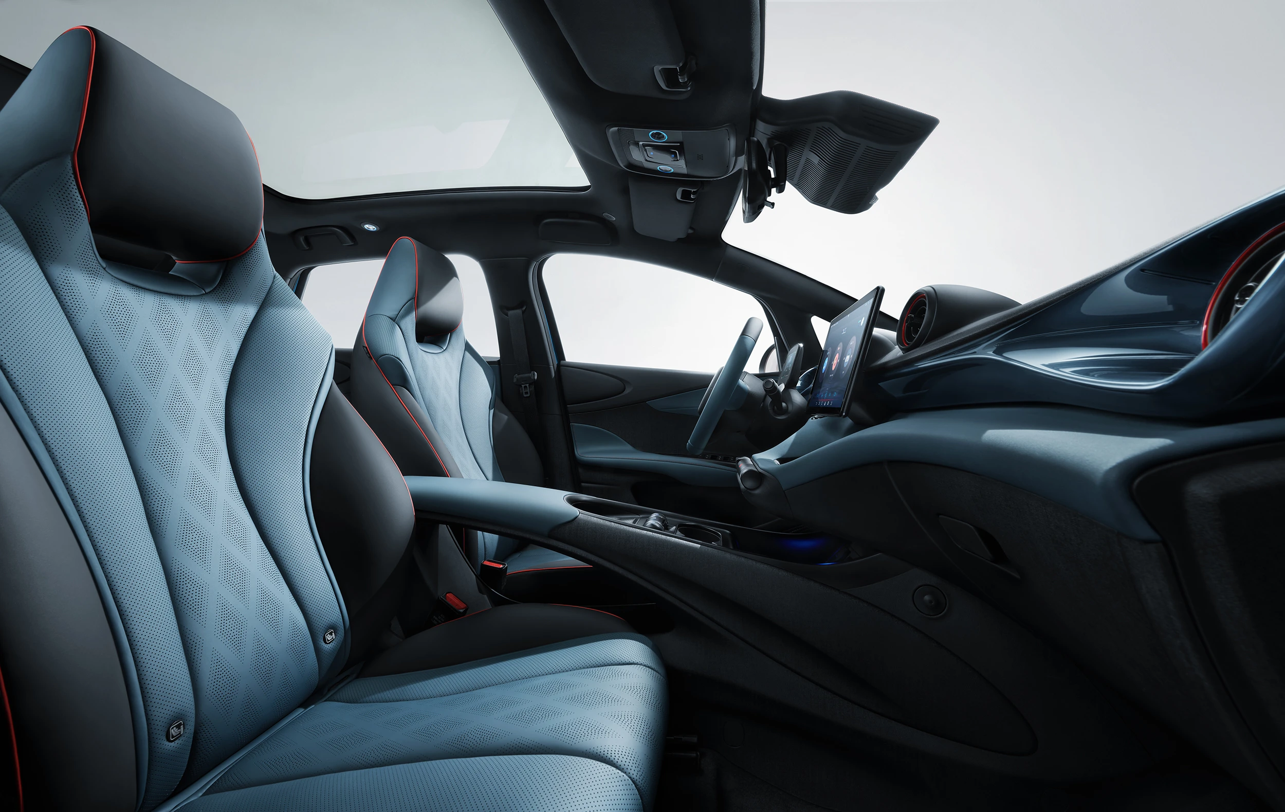 BYD Dolphin 44.9kWh Boost frontseats view