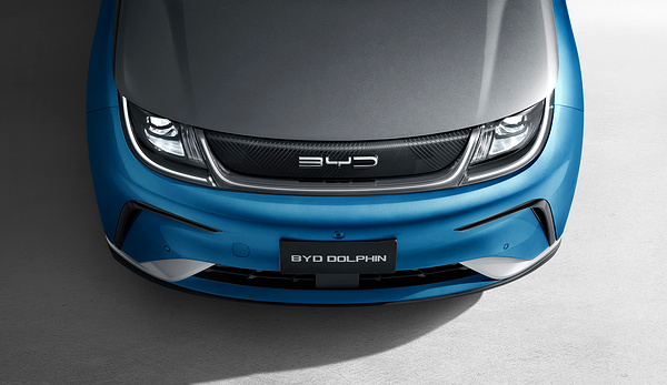 BYD Dolphin 44.9kWh Boost headlights view