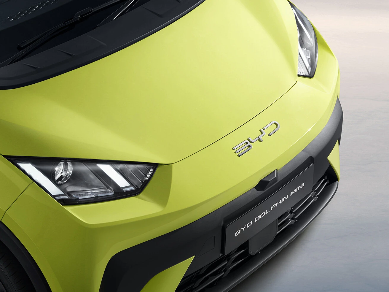 BYD Dolphin Mini GL headlights view