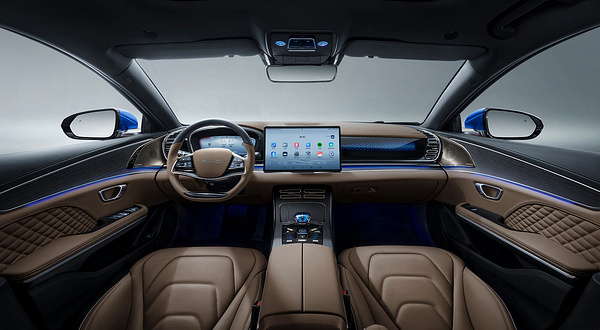 BYD Han screens view