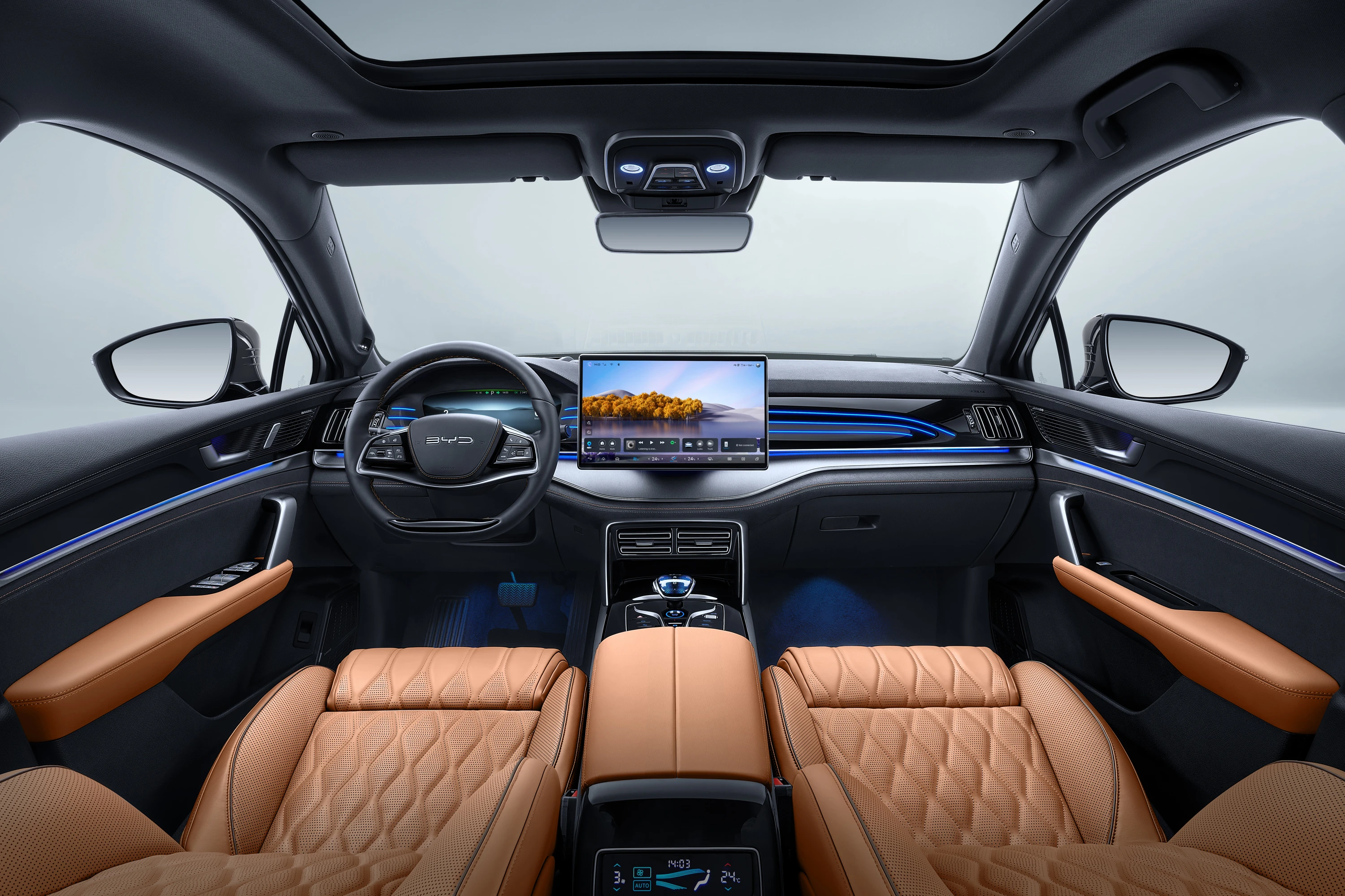 BYD Tang 4x4 Long Range interior view