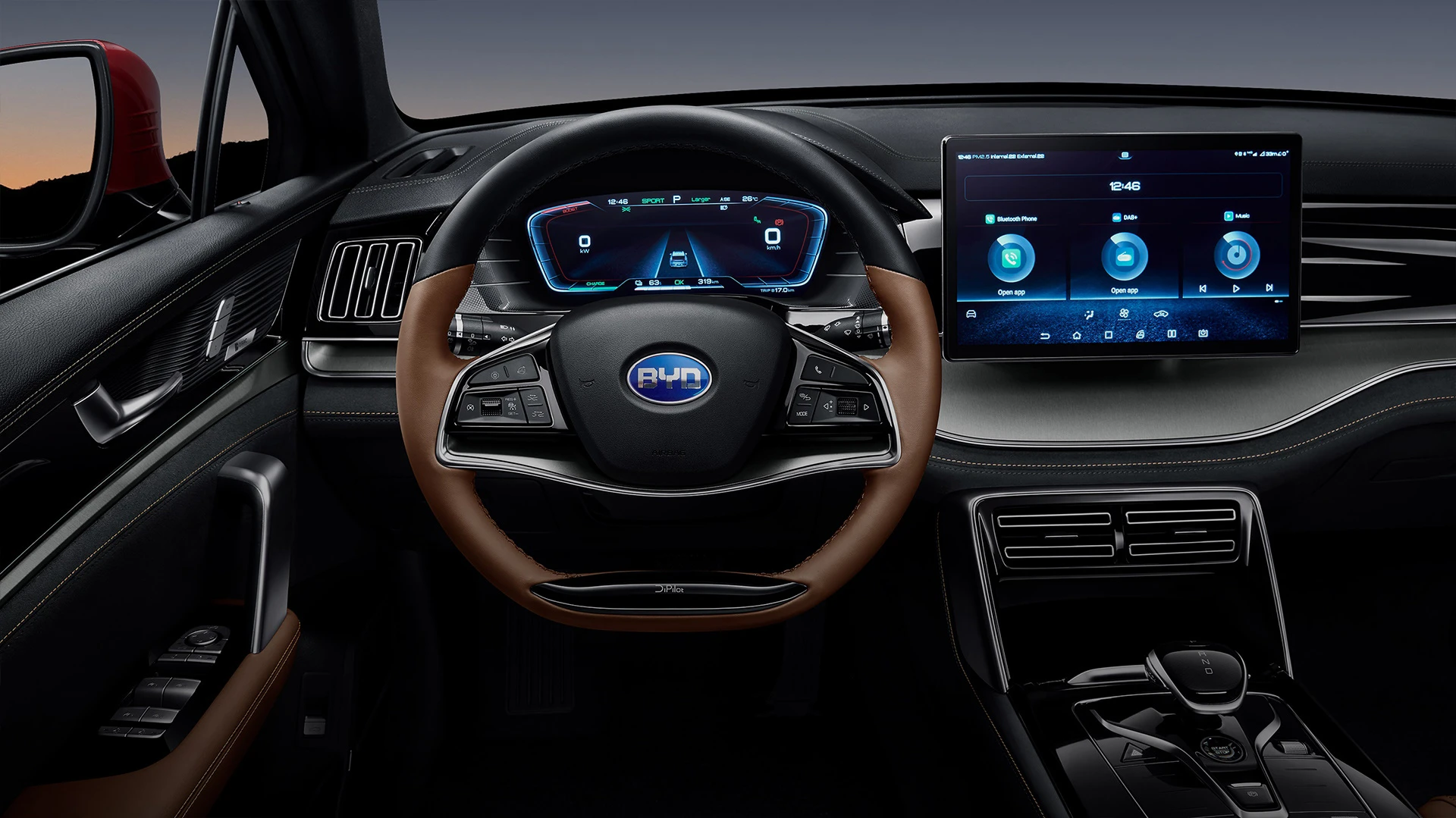 BYD Tang EV600 screens view
