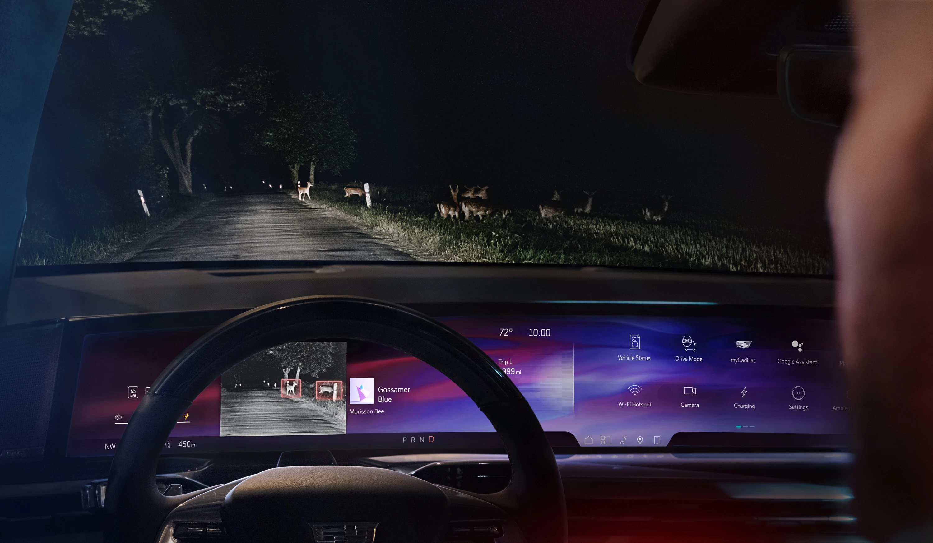 Cadillac ESCALADE IQ screens view