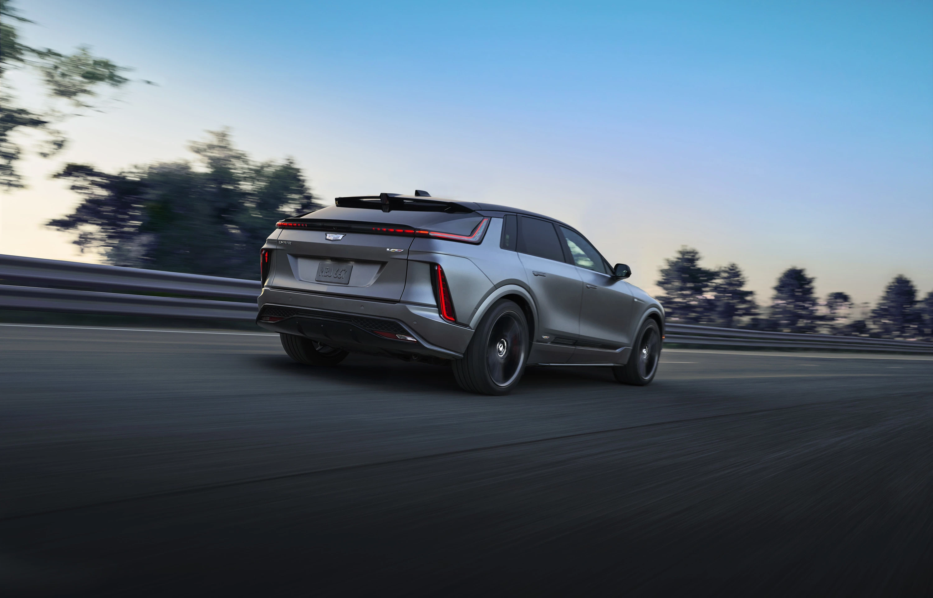 Cadillac LYRIQ-V exterior view