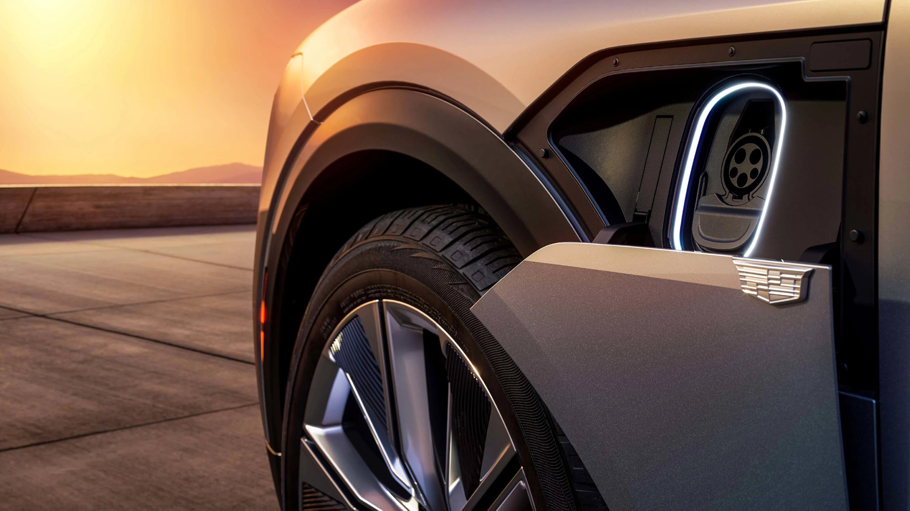 Cadillac LYRIQ AWD chargeport view