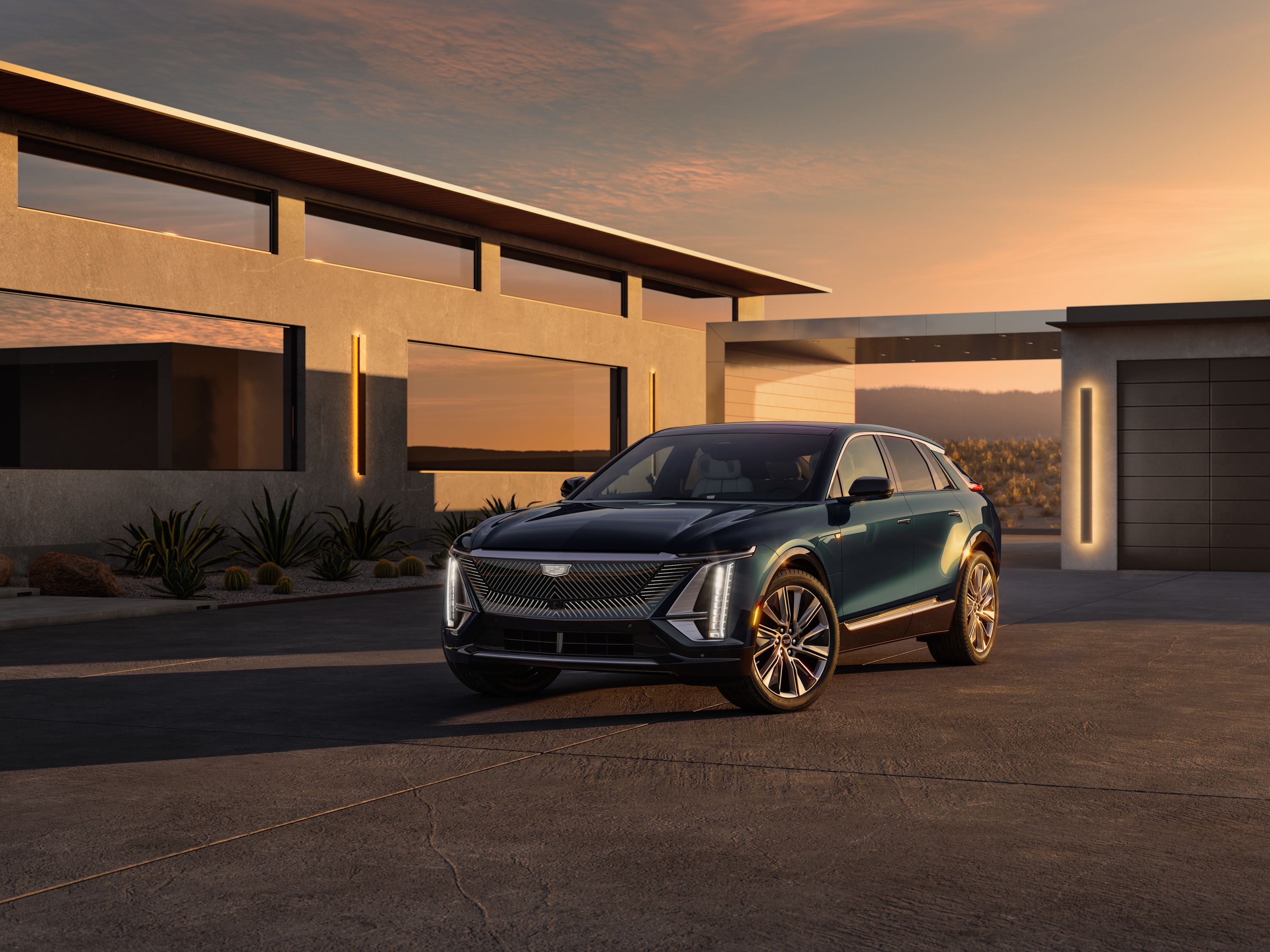 Cadillac LYRIQ AWD electric vehicle exterior
