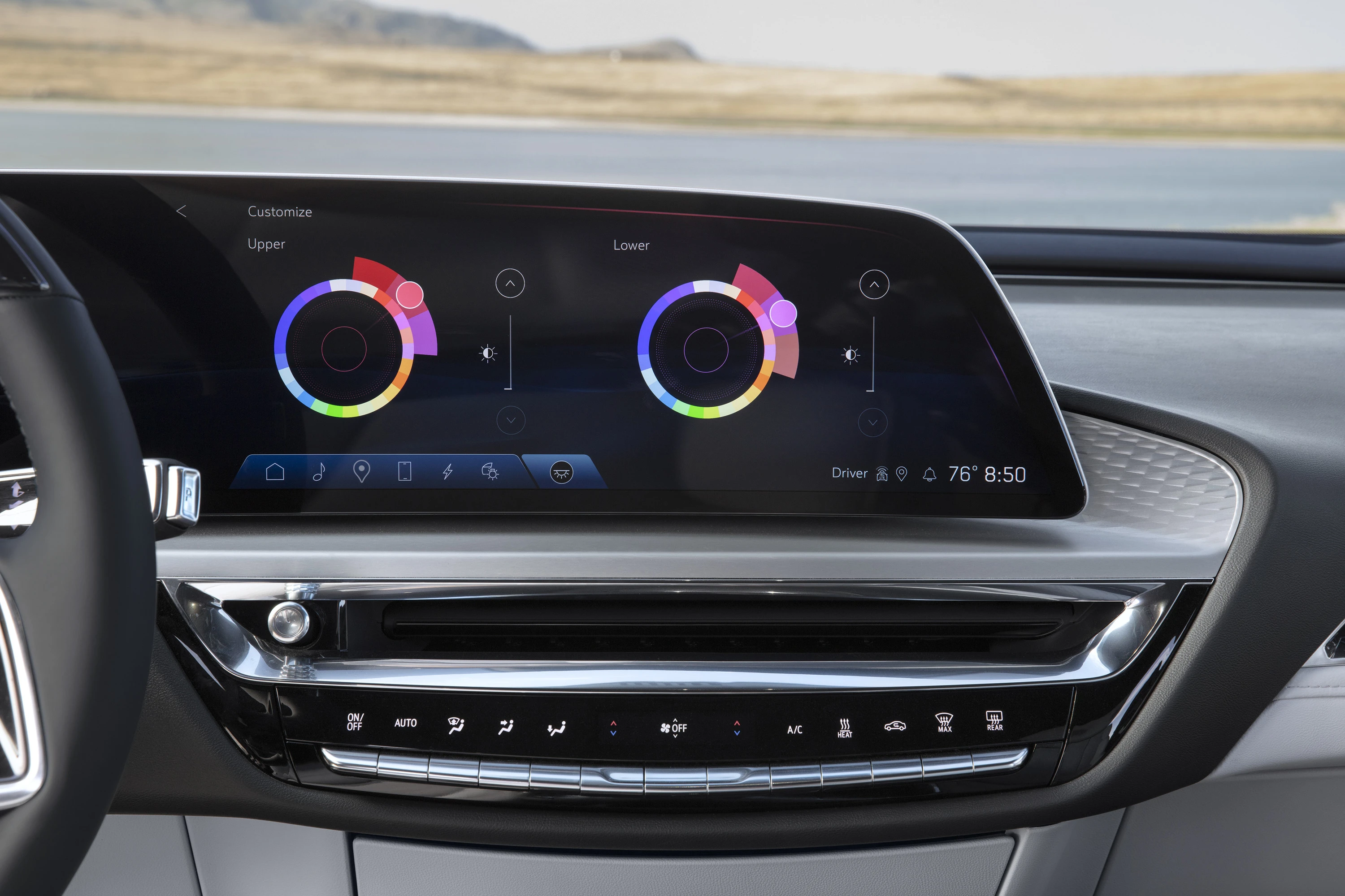 Cadillac LYRIQ AWD screens view