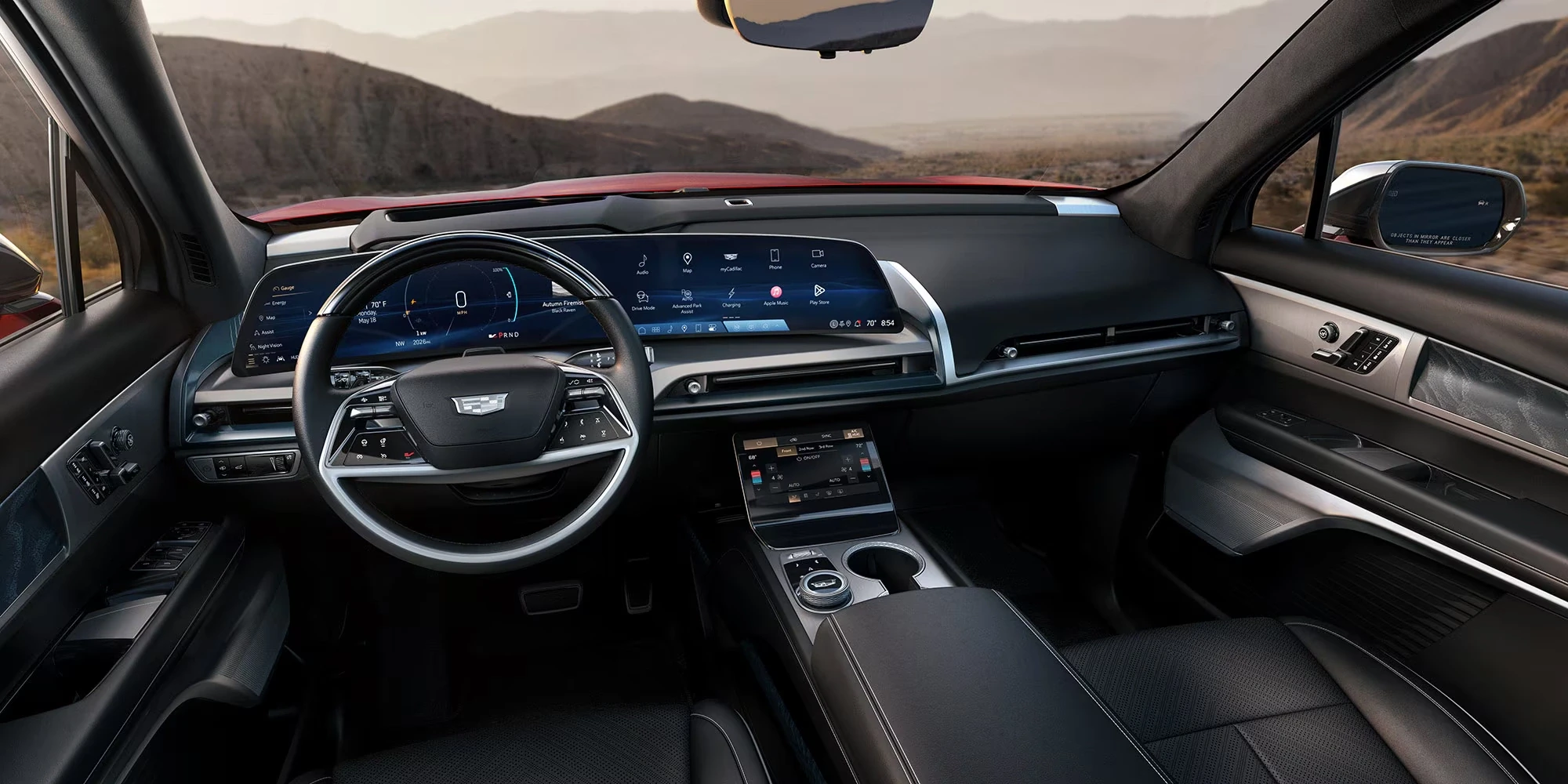 Cadillac VISTIQ AWD screens view