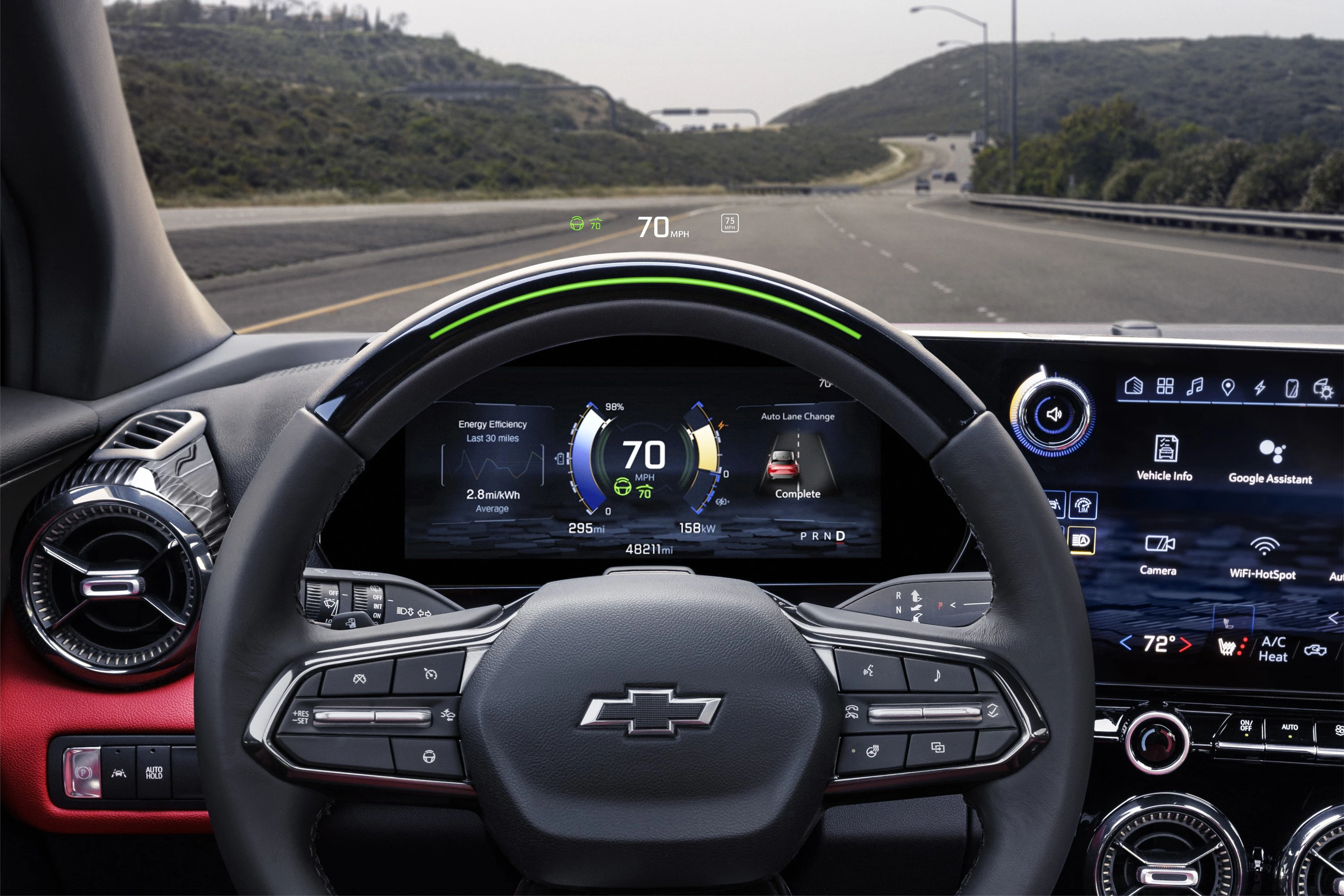 Chevrolet Blazer EV RS AWD screens view