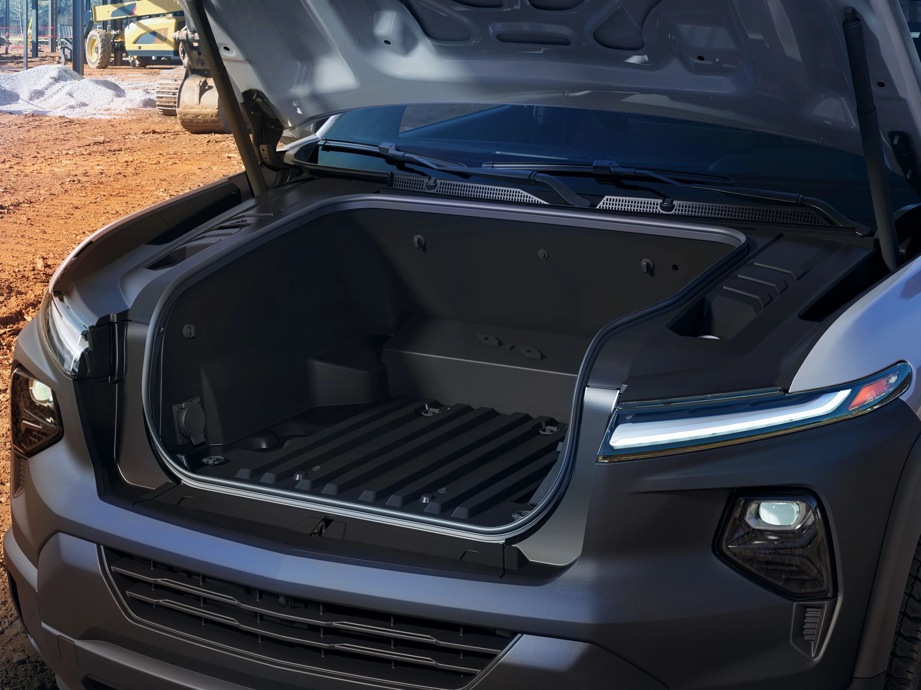 Chevrolet Silverado EV 3WT frunk view