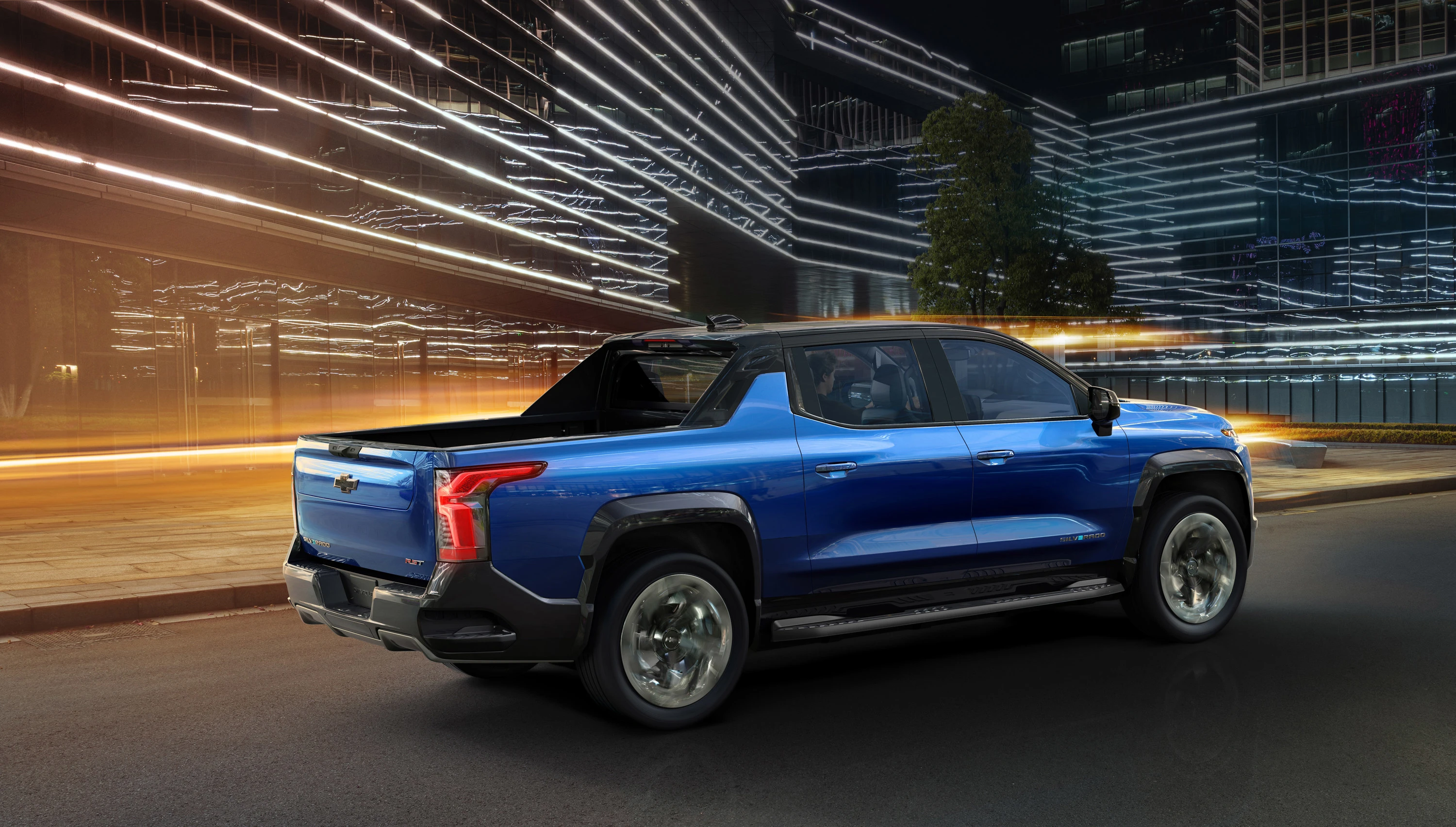 Chevrolet Silverado EV SRT exterior view