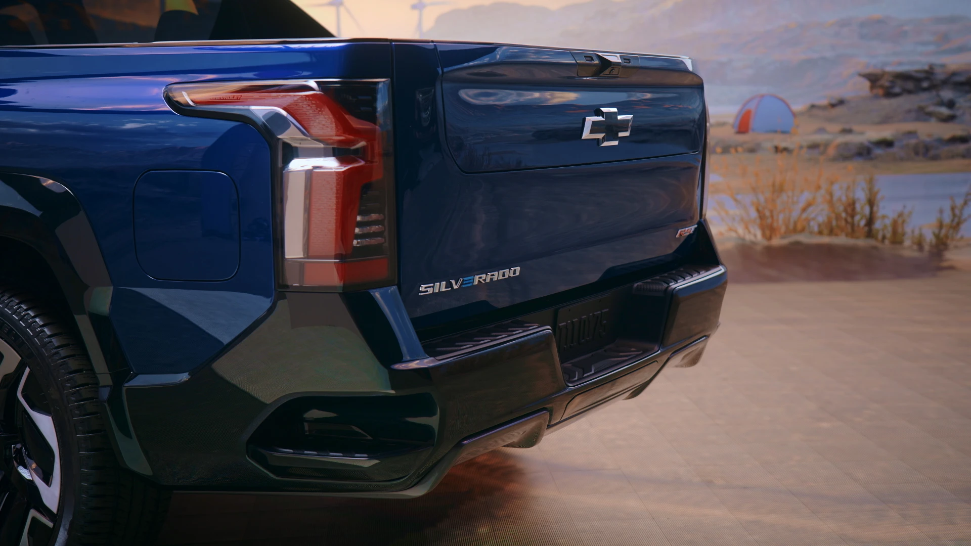 Chevrolet Silverado EV SRT trunk view