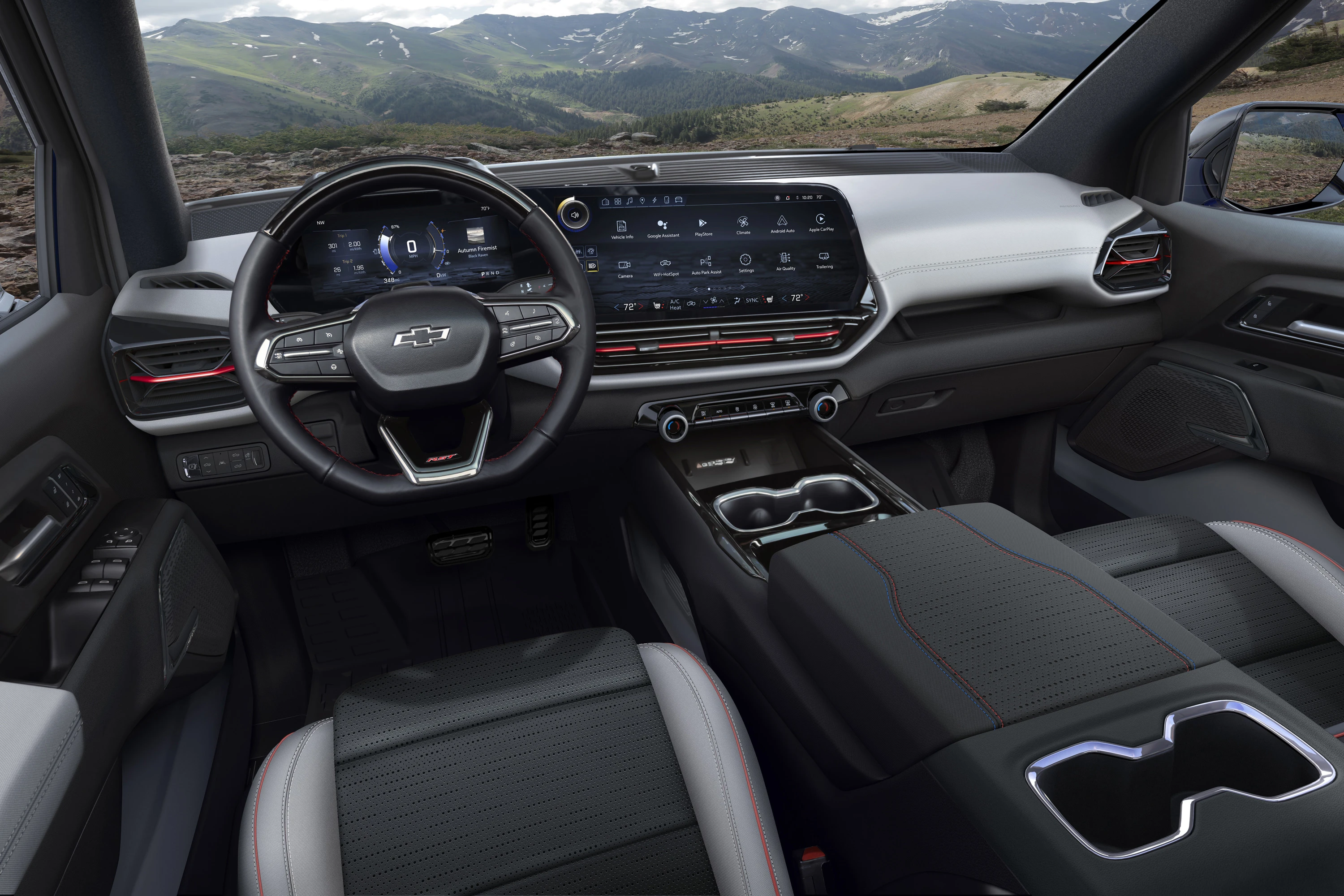 Chevrolet Silverado EV SRT interior view