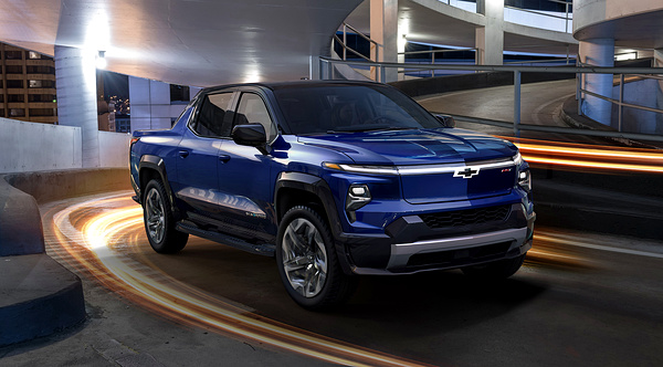 Chevrolet Silverado EV SRT exterior view