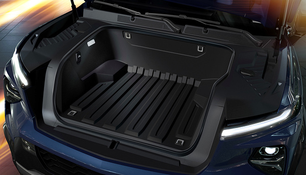 Chevrolet Silverado EV SRT frunk view