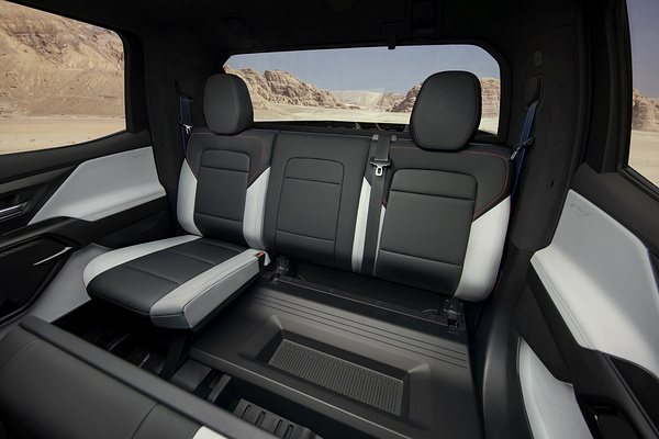 Chevrolet Silverado EV SRT secondrowseats view