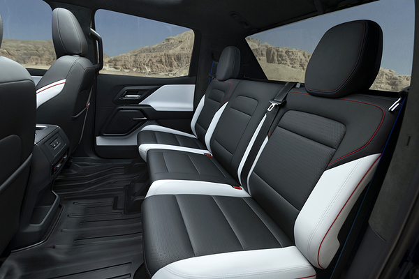 Chevrolet Silverado EV SRT secondrowseats view