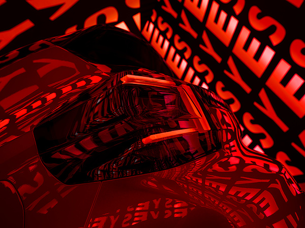 Citroën ë-C3 rearlights view