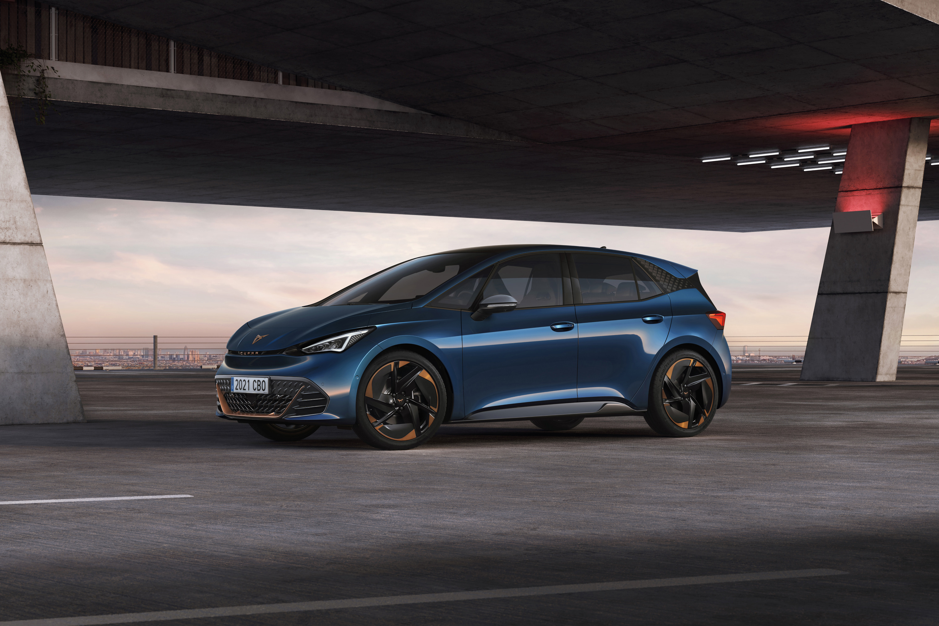 CUPRA BORN 77 e-BOOST electric vehicle exterior