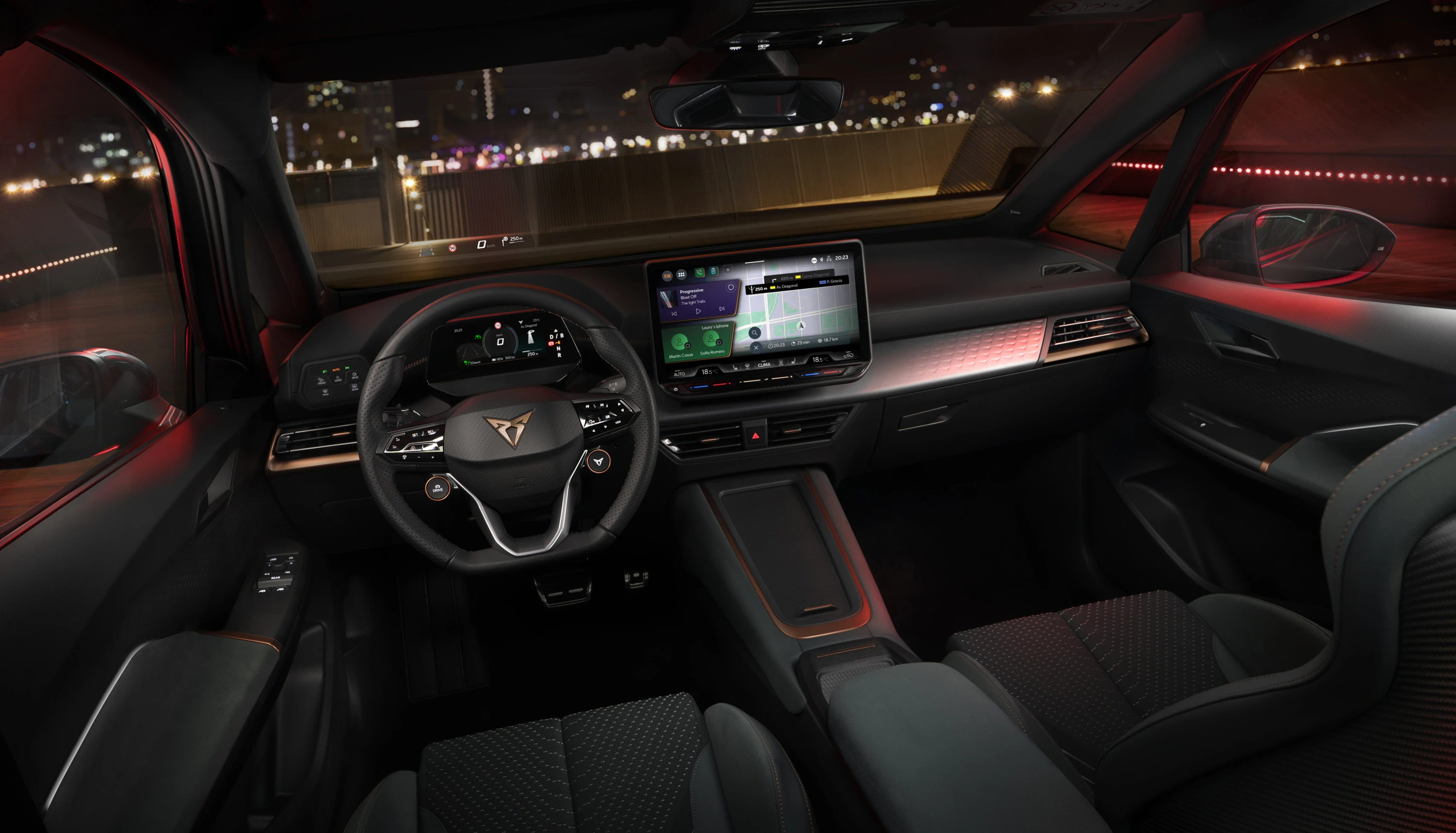 CUPRA BORN VZ (GEN1) screens view