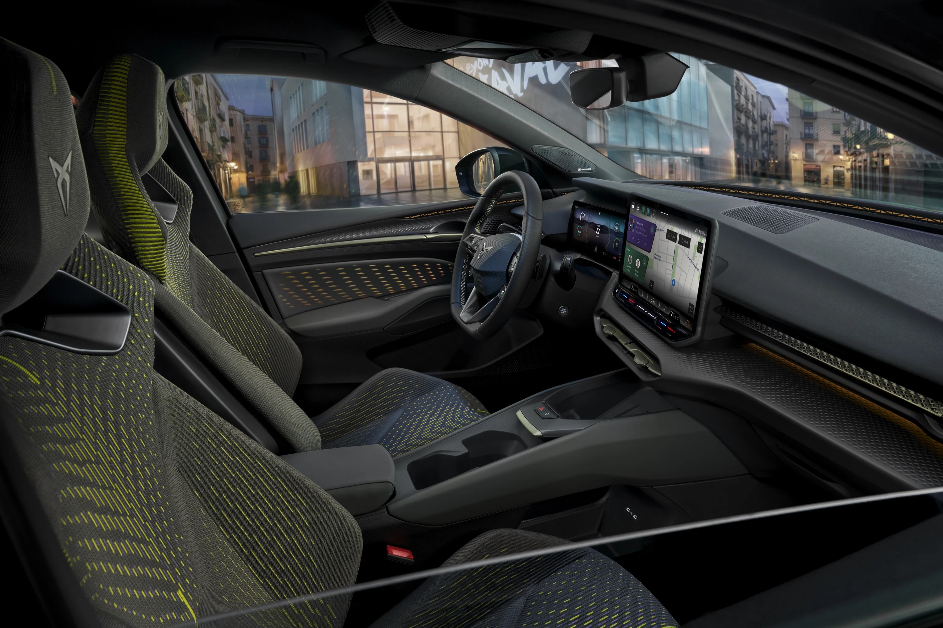 CUPRA Raval VZ frontseats view