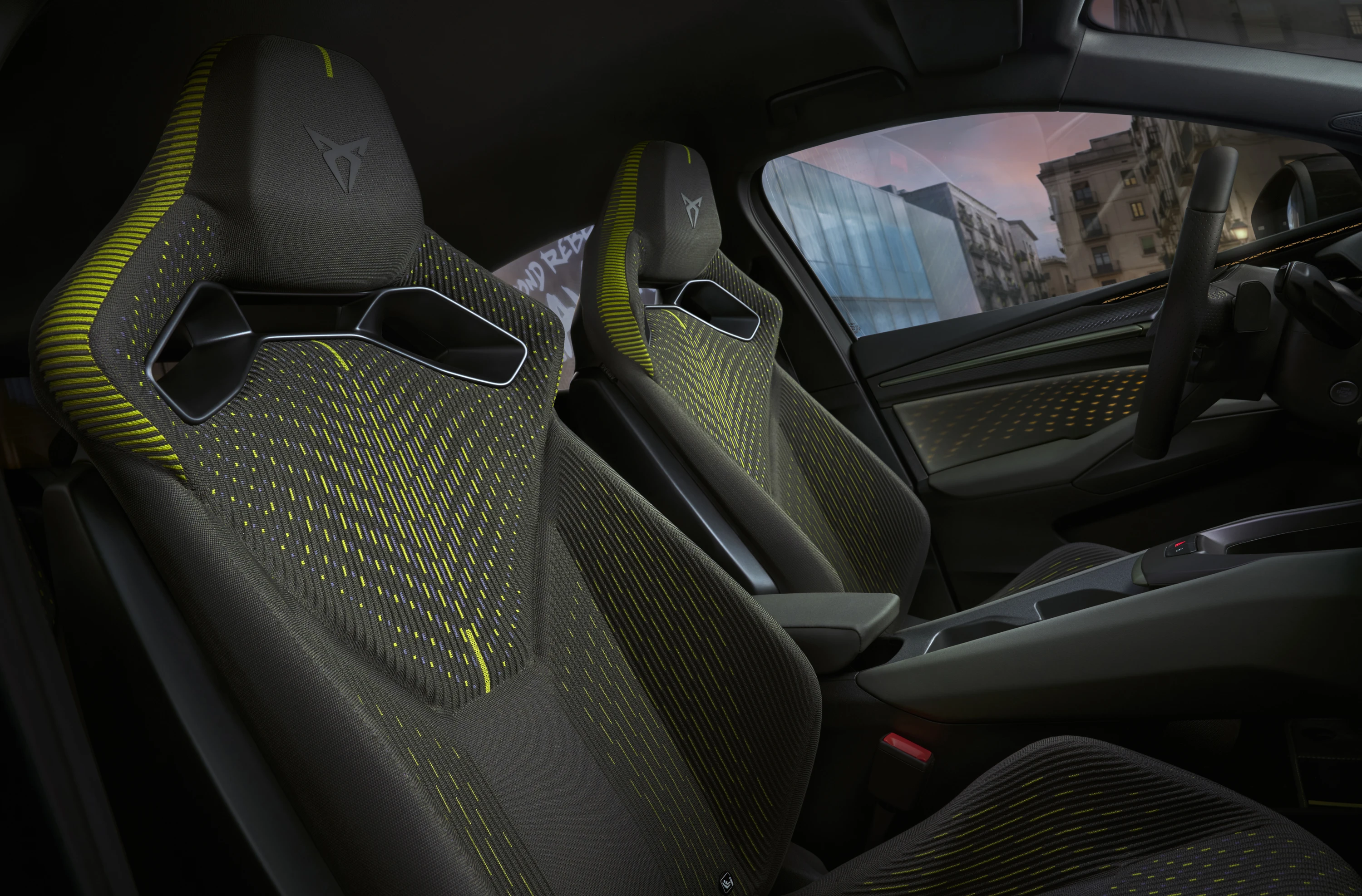 CUPRA Raval VZ frontseats view