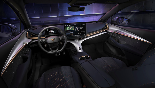CUPRA Tavascan Endurance screens view