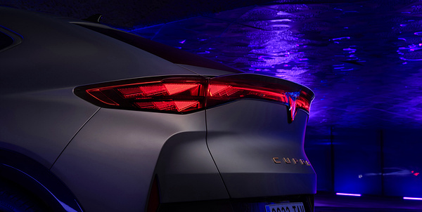 CUPRA Tavascan VZ rearlights view