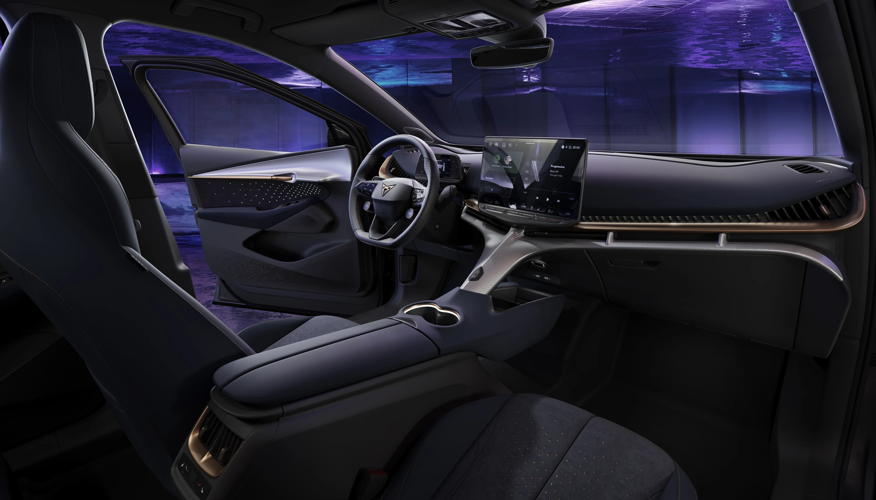 CUPRA Tavascan VZ interior view