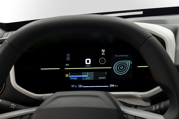 Dacia Spring 65HP screens view