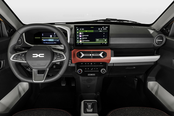 Dacia Spring 65HP screens view