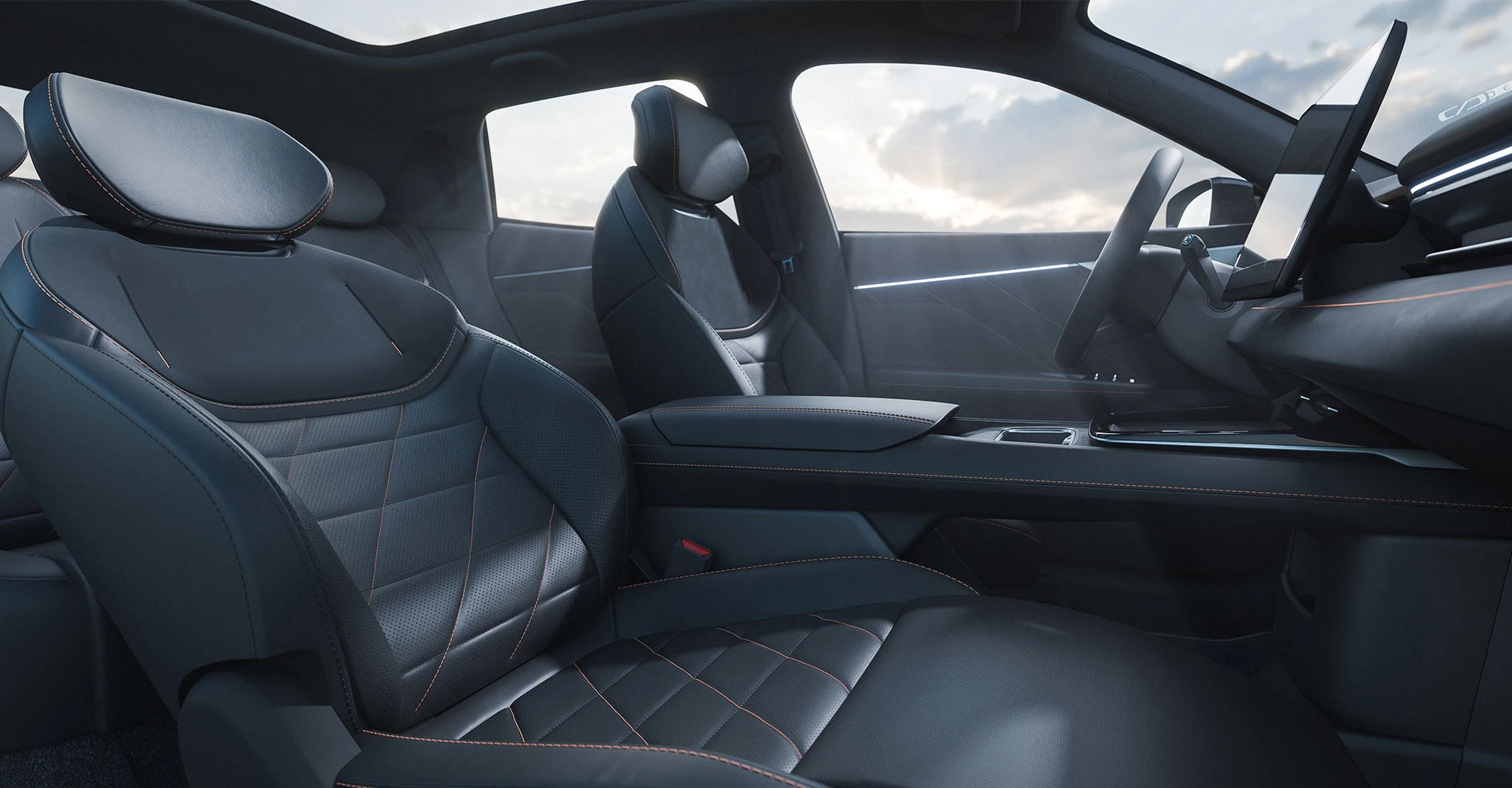 Deepal S05 4WD frontseats view