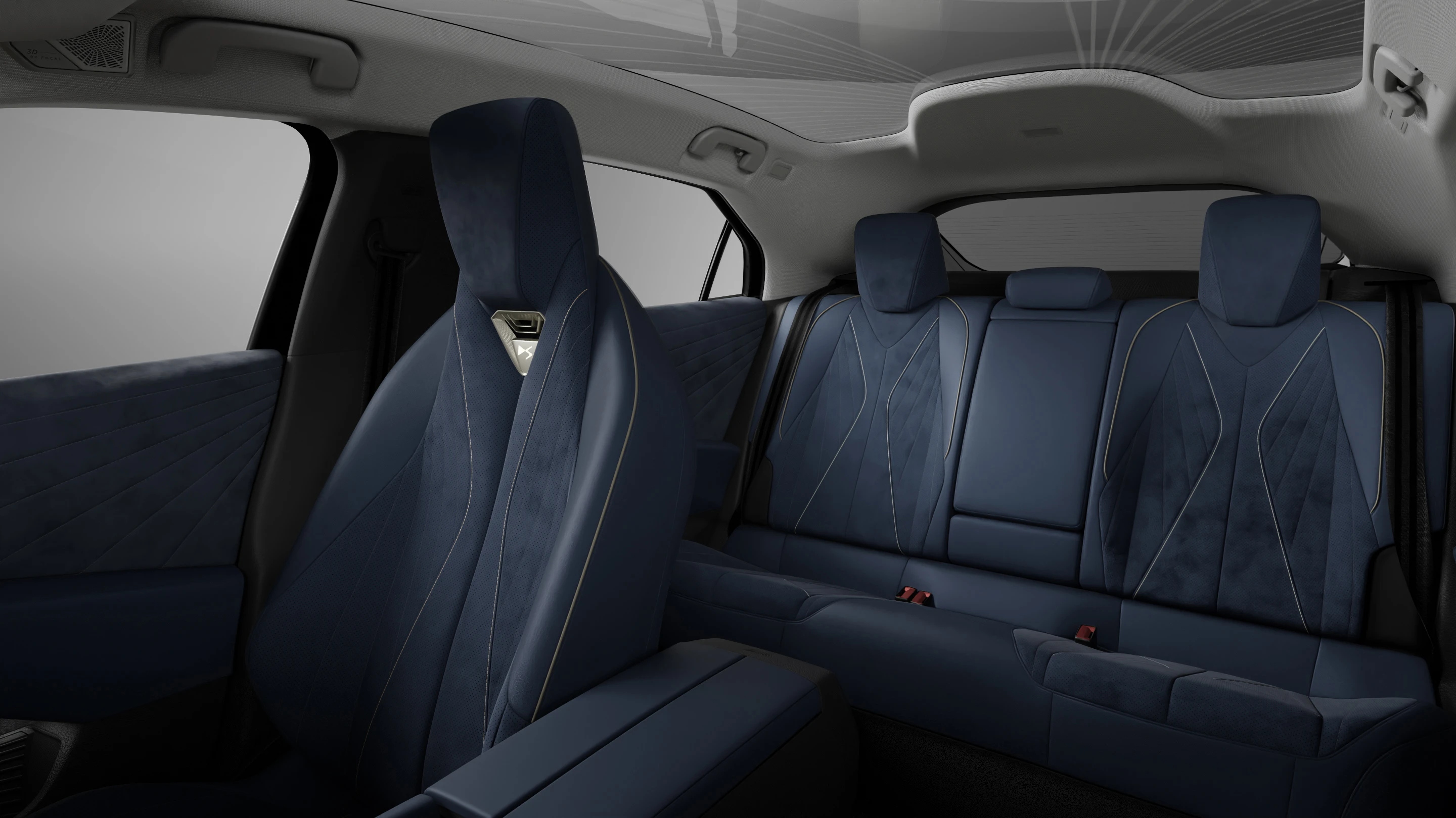 DS N°8 AWD Long Range secondrowseats view