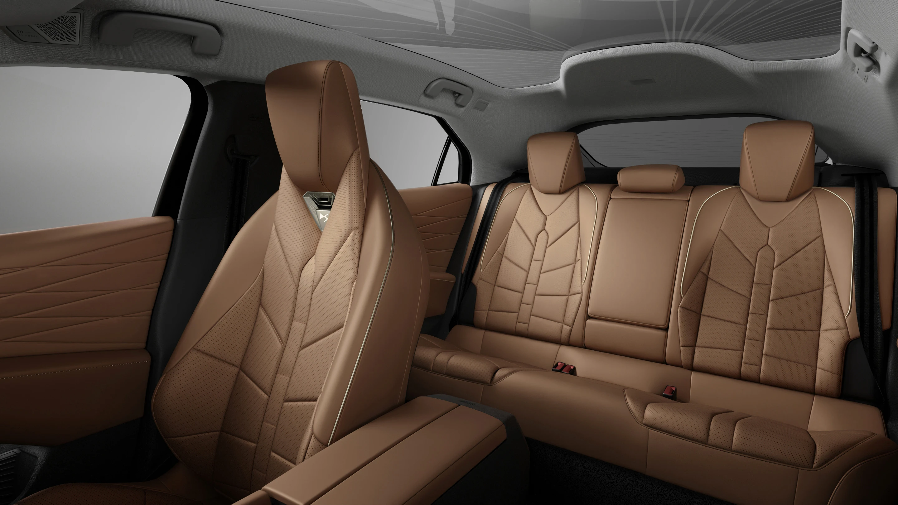 DS N°8 AWD Long Range secondrowseats view