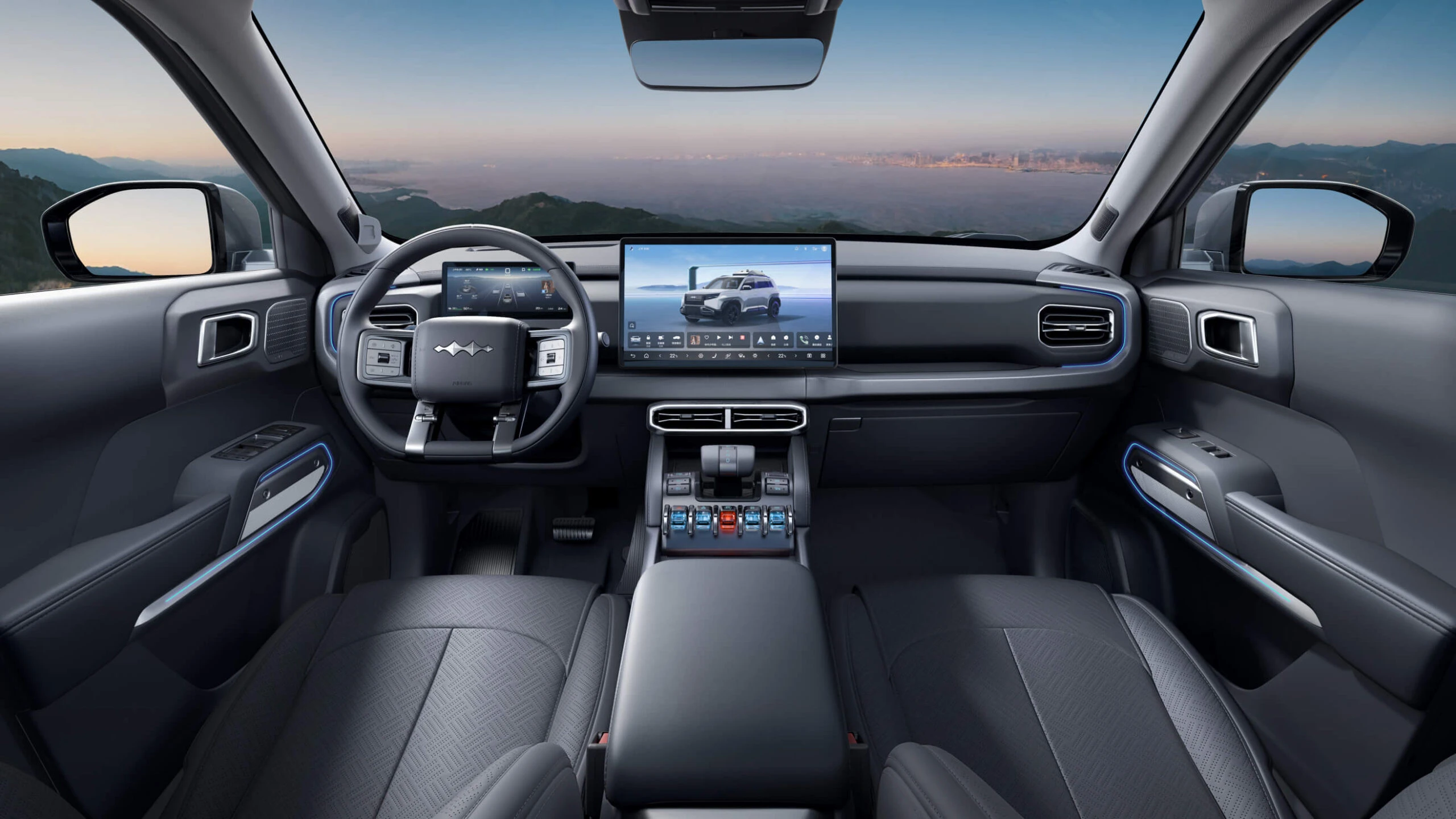 Fangchengbao Tai 3 79 kWh AWD Drone interior view