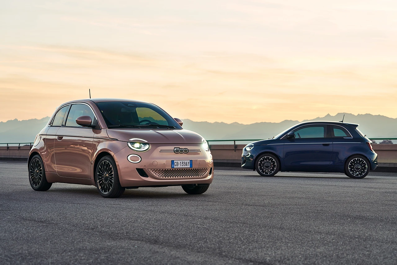 Fiat 500e 24 kWh exterior view