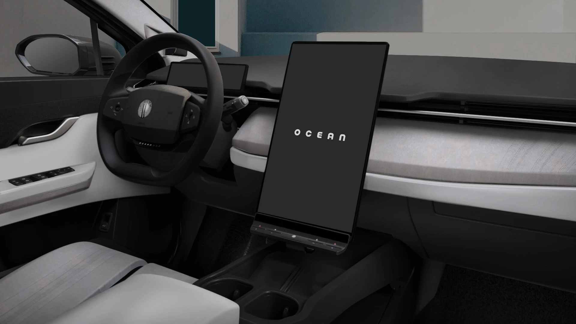 Fisker Ocean Ultra screens view