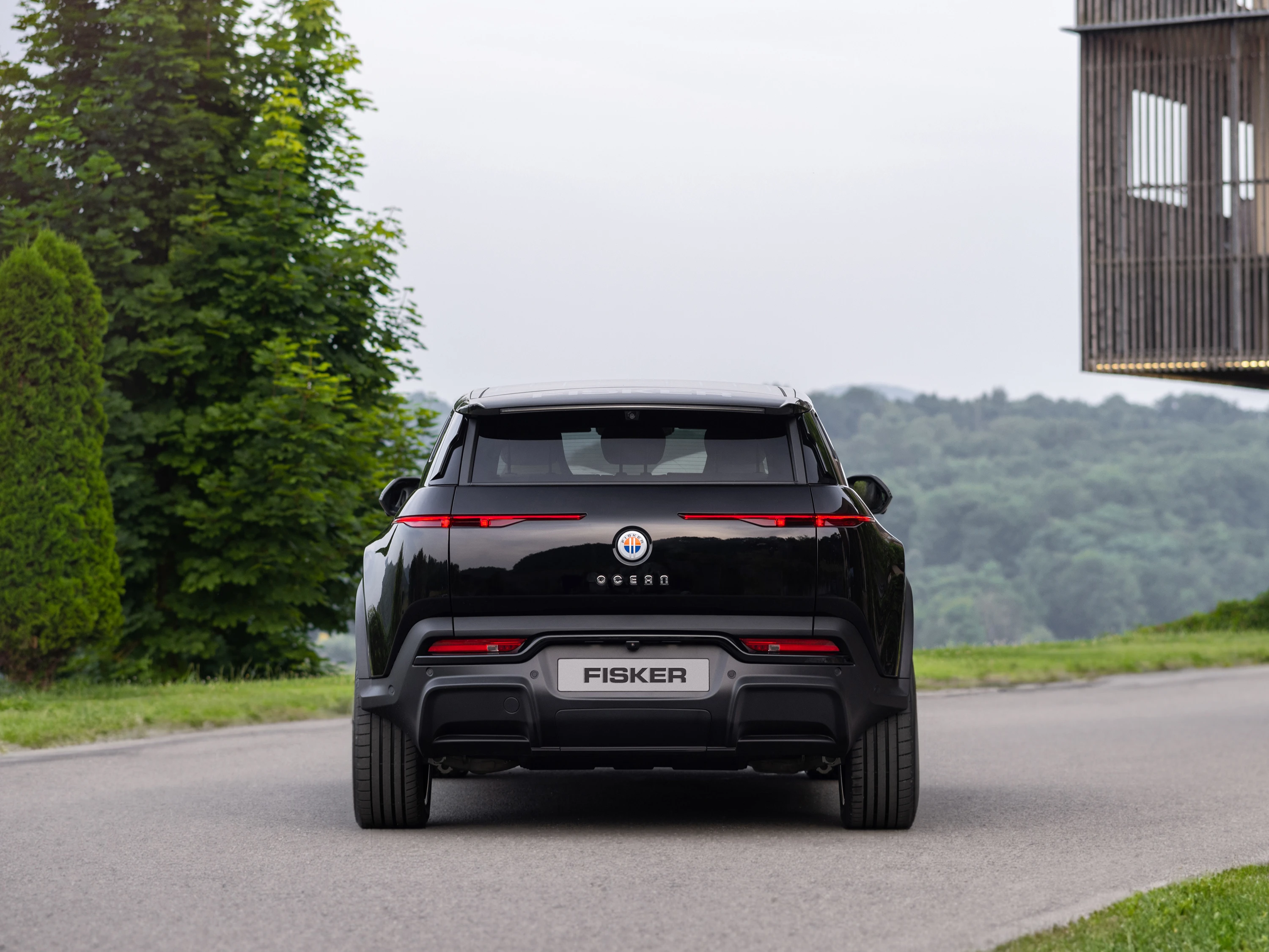 Fisker Ocean Ultra rearlights view