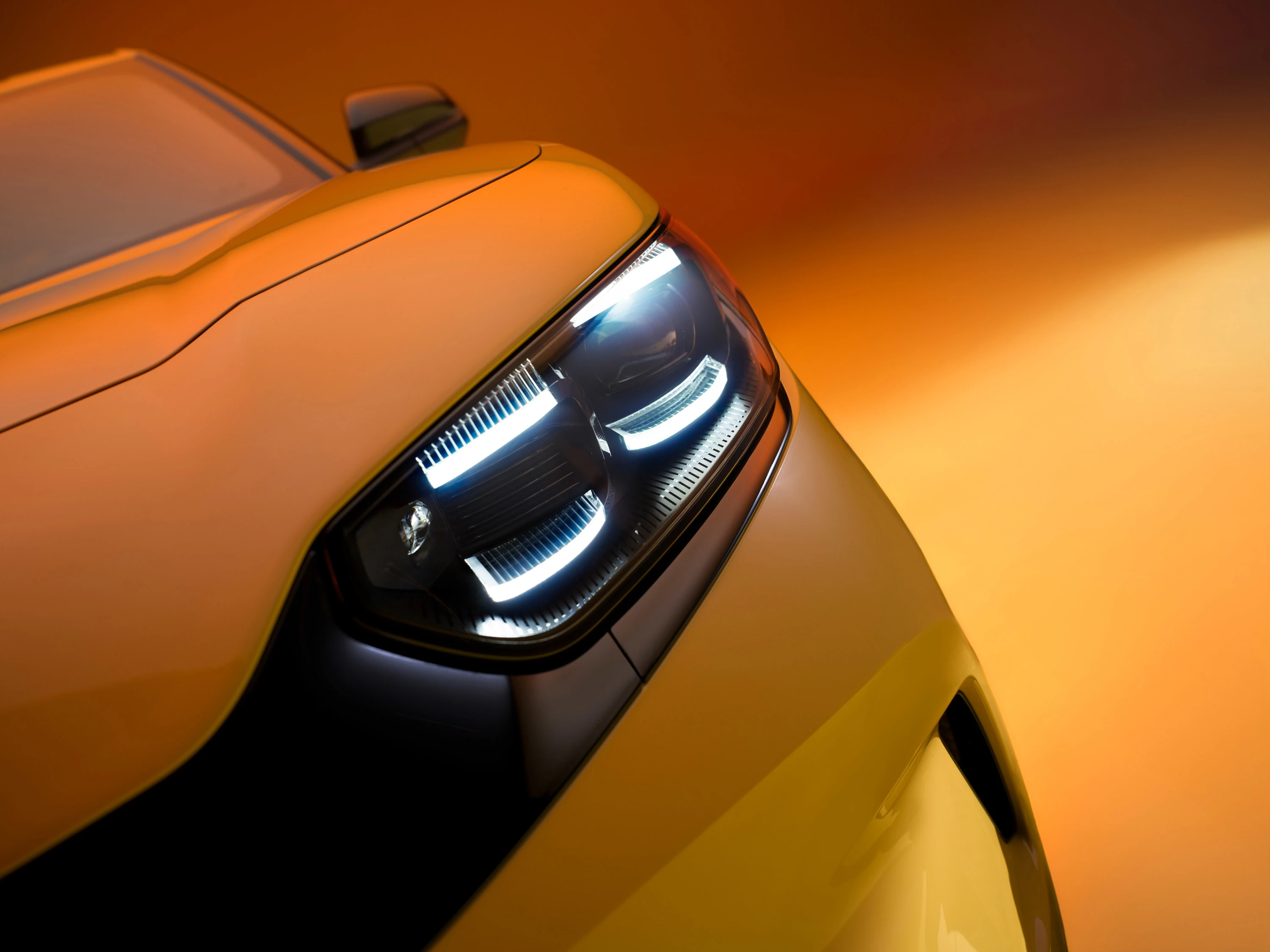 Ford Capri Extended Range RWD headlight view
