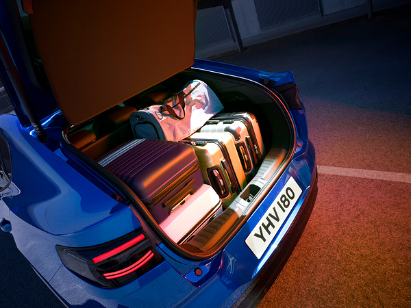 Ford Capri Extended Range RWD trunk view