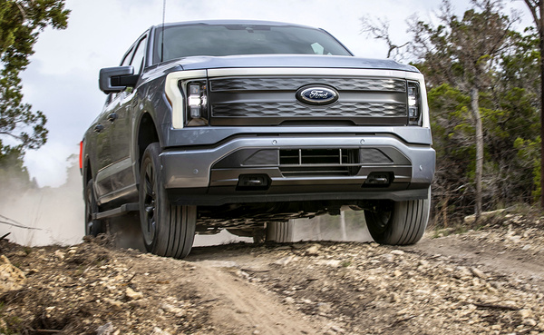 Ford F150 Lightning Extended Range exterior view