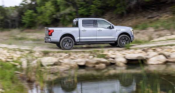 Ford F150 Lightning Extended Range exterior view