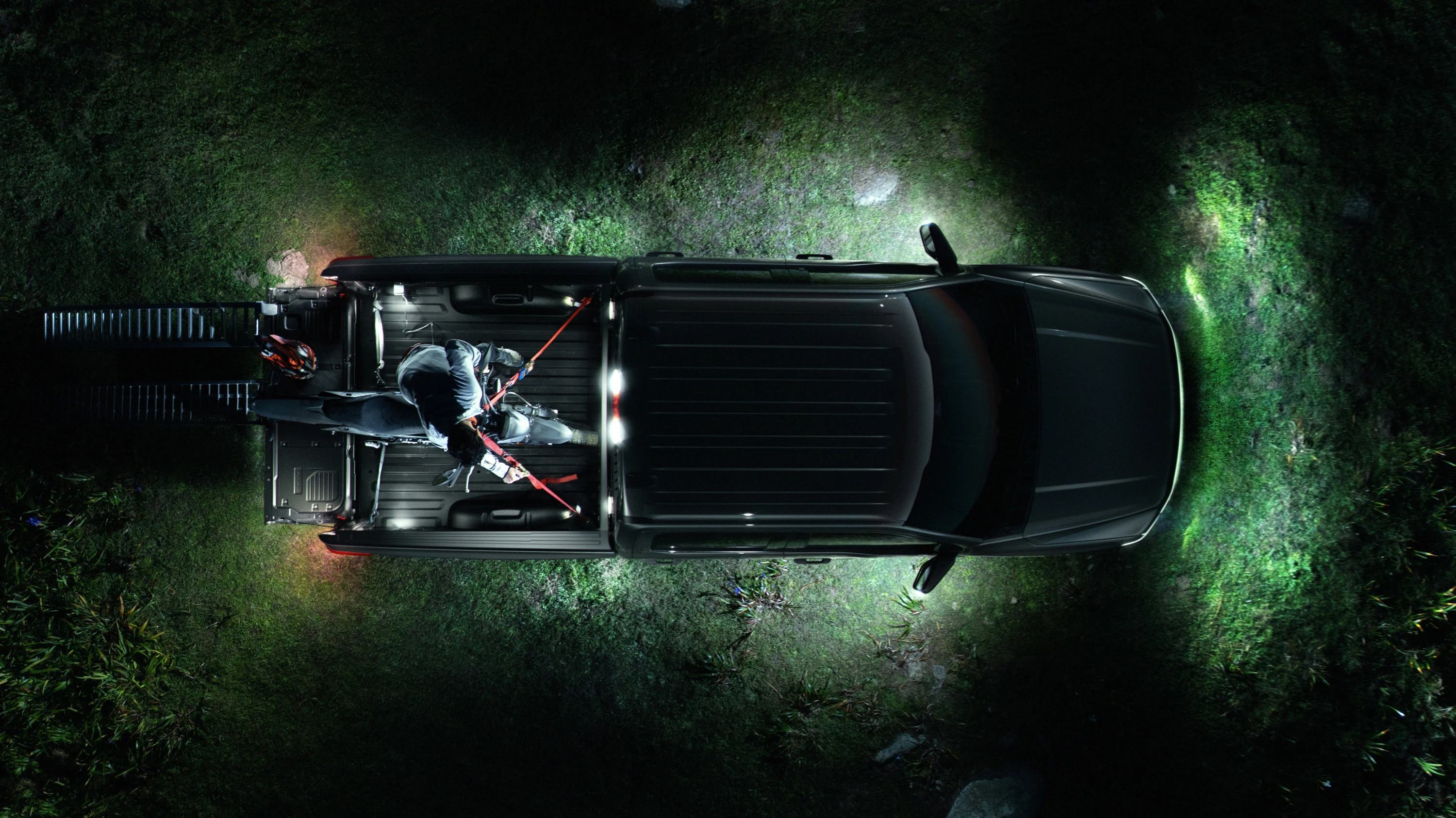 Ford F150 Lightning Standard Range lights view