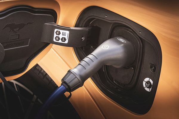 Ford Mustang Mach-E GT charging view
